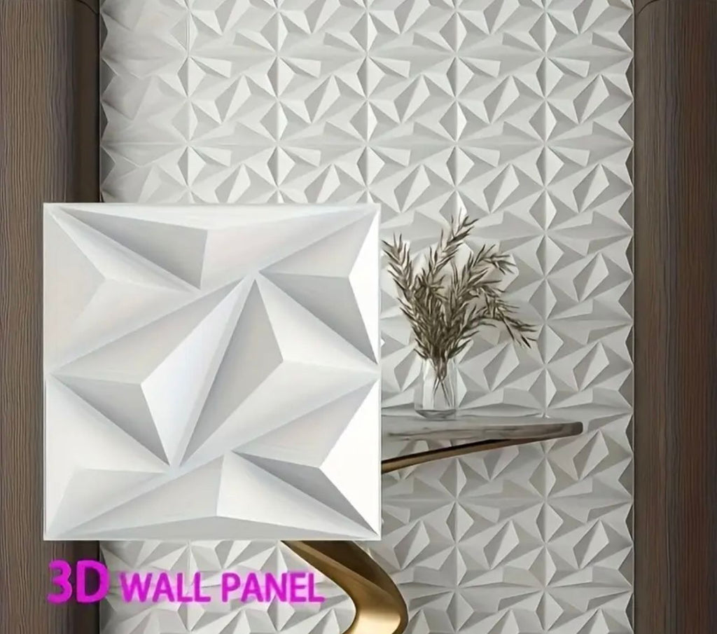 3D falpanelek - Geometrikus minta - 10 darab