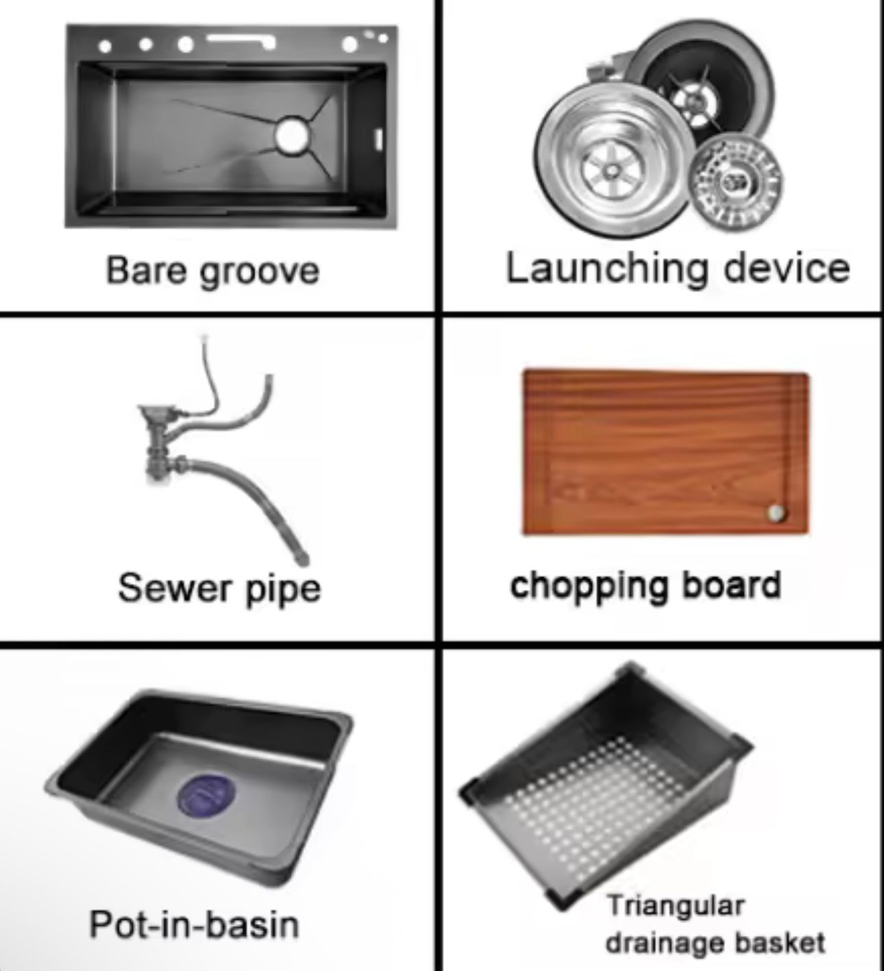 Prémium konyhai mosogató 5 az 1