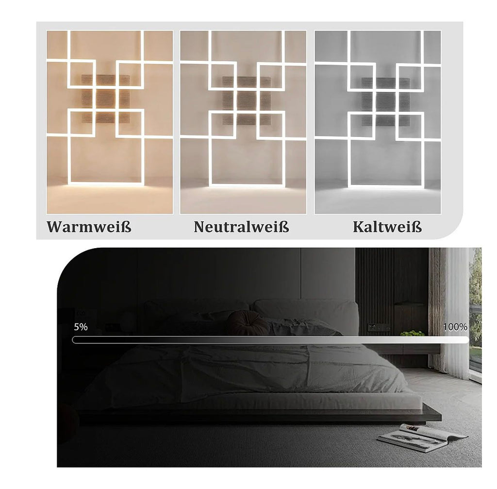 Modern LED mennyezeti panel - 60W (60×60 cm)