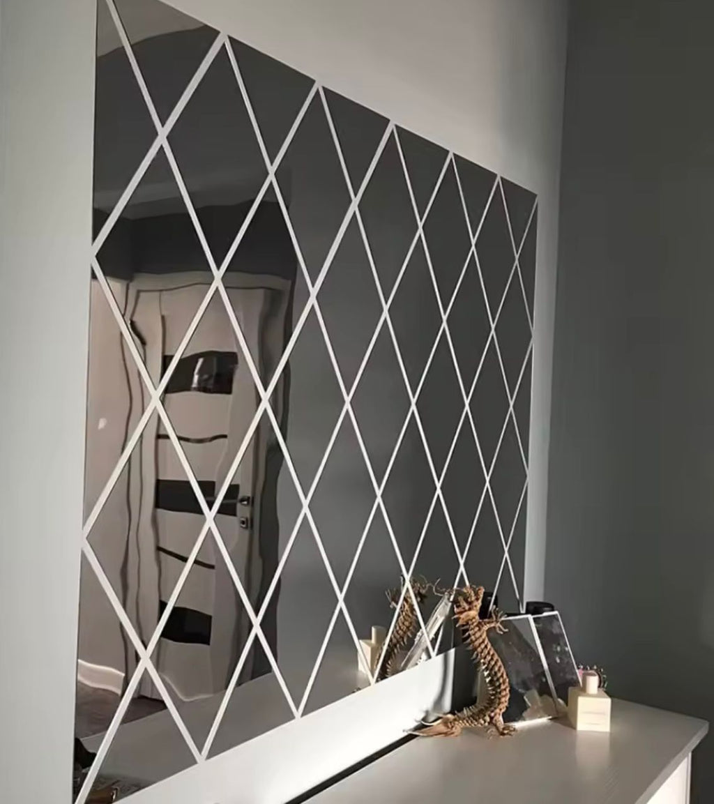 Dekoratív falitükör lapok