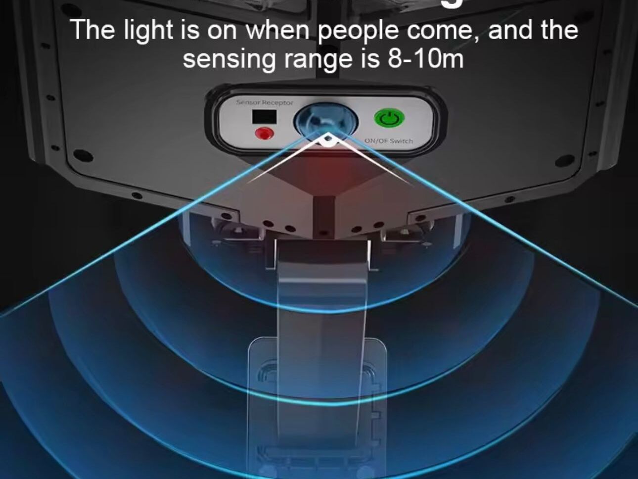 Napelemes LED lámpa távirányítóval