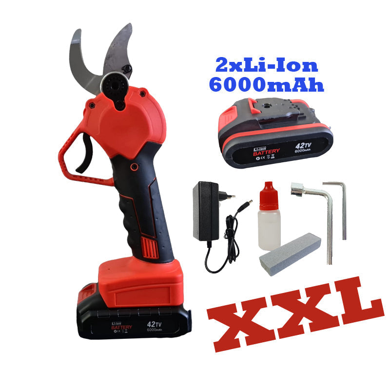 Akkus metszőolló XXL x2 akkumulátorral