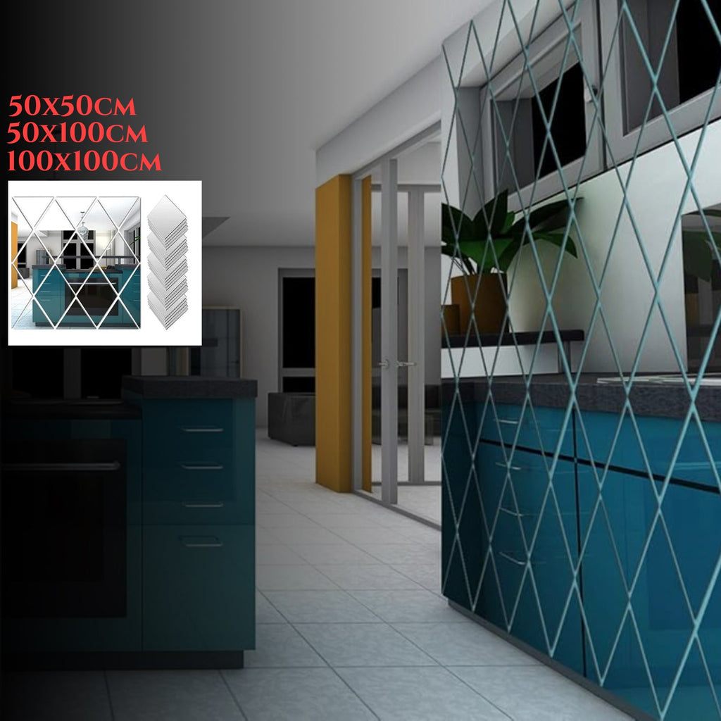 Dekoratív falitükör lapok