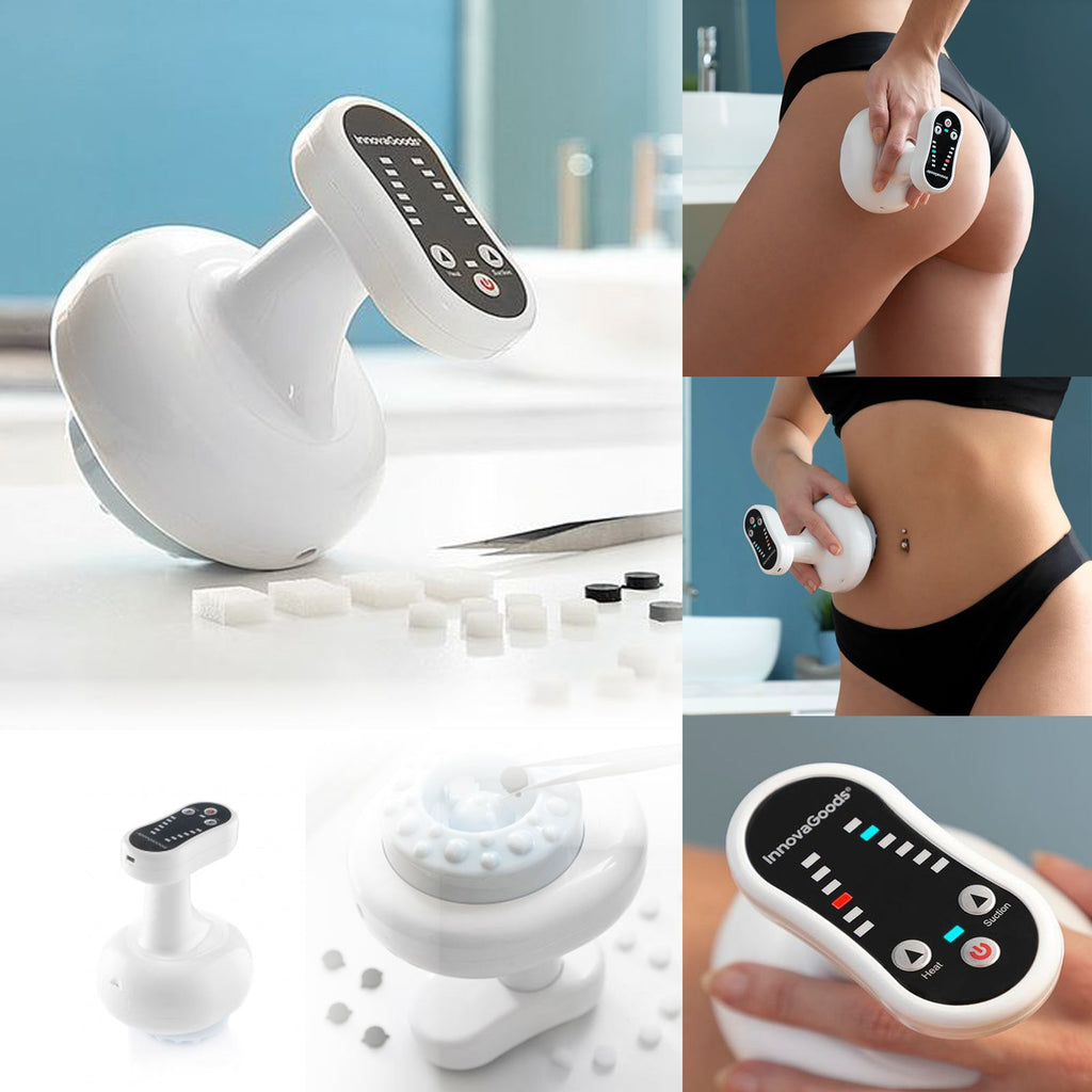 Újratölthető anticellulit masszírozó szívással és hővel