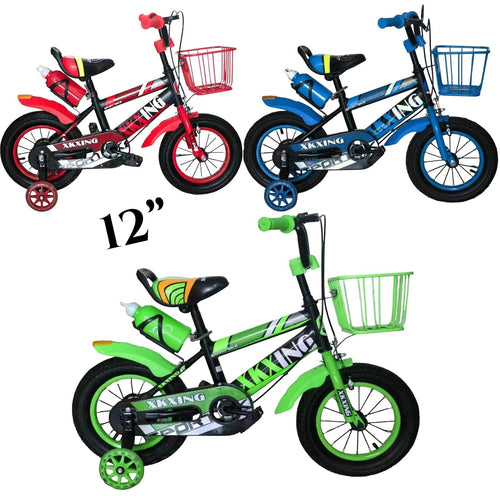 12 hüvelykes/16 hüvelykes gyermekkerékpárok pótkerekekkel