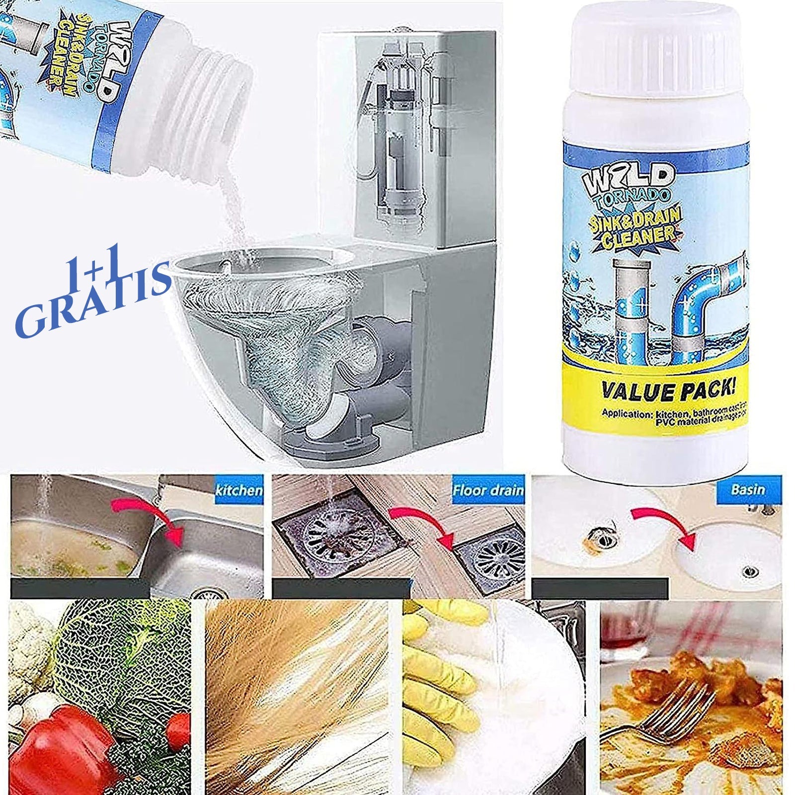 LEFOLYÓTISZTÍTÓ TORNADO 1+1