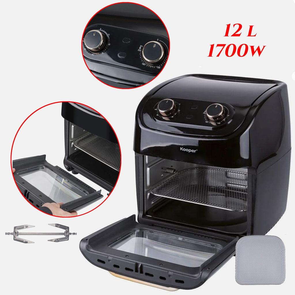 MIAMI FORRÓLEVEGŐS FRYER 4 AZ 1-BEN 12L 1700W