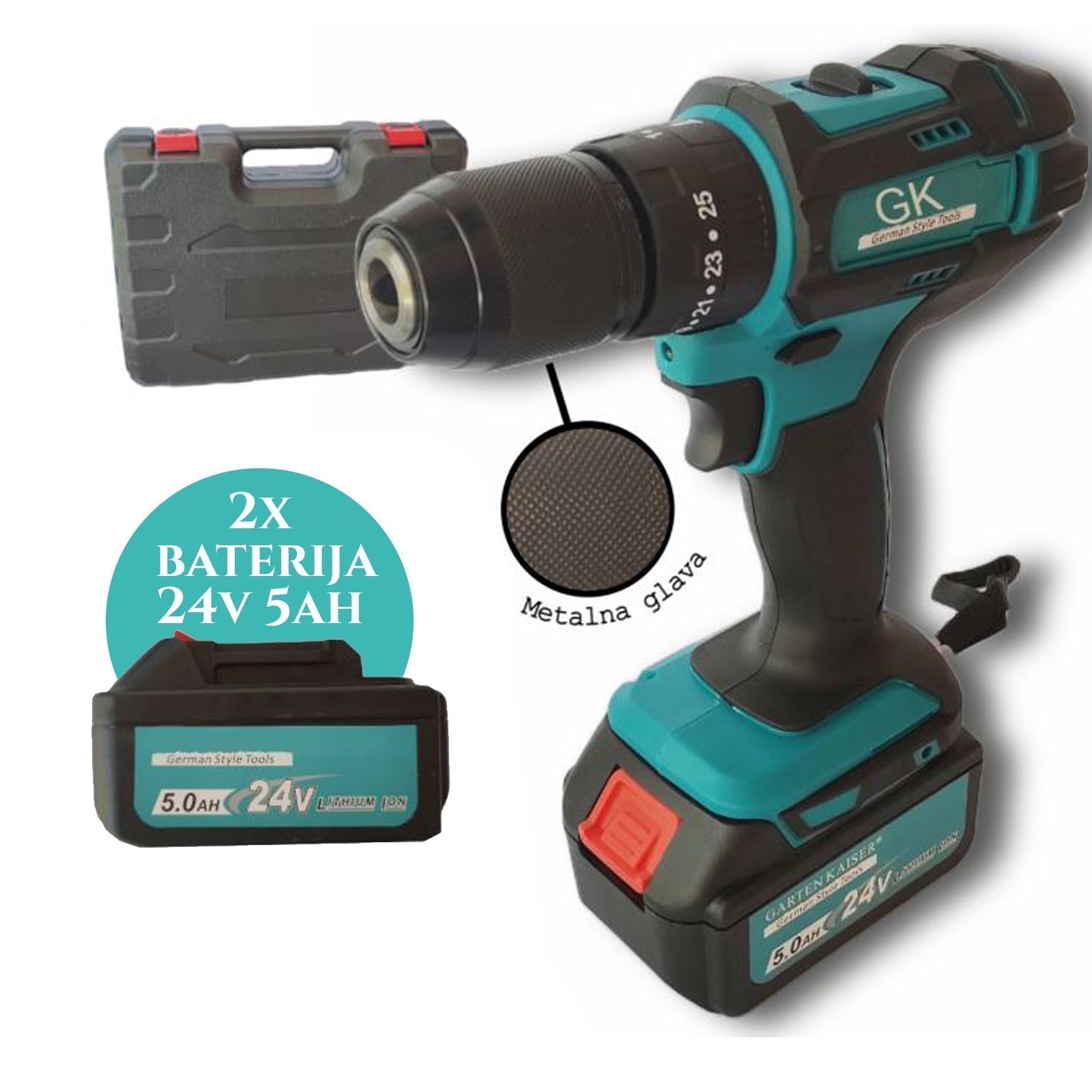 GK ÜTVEFÚRÓ 24V 450Nm