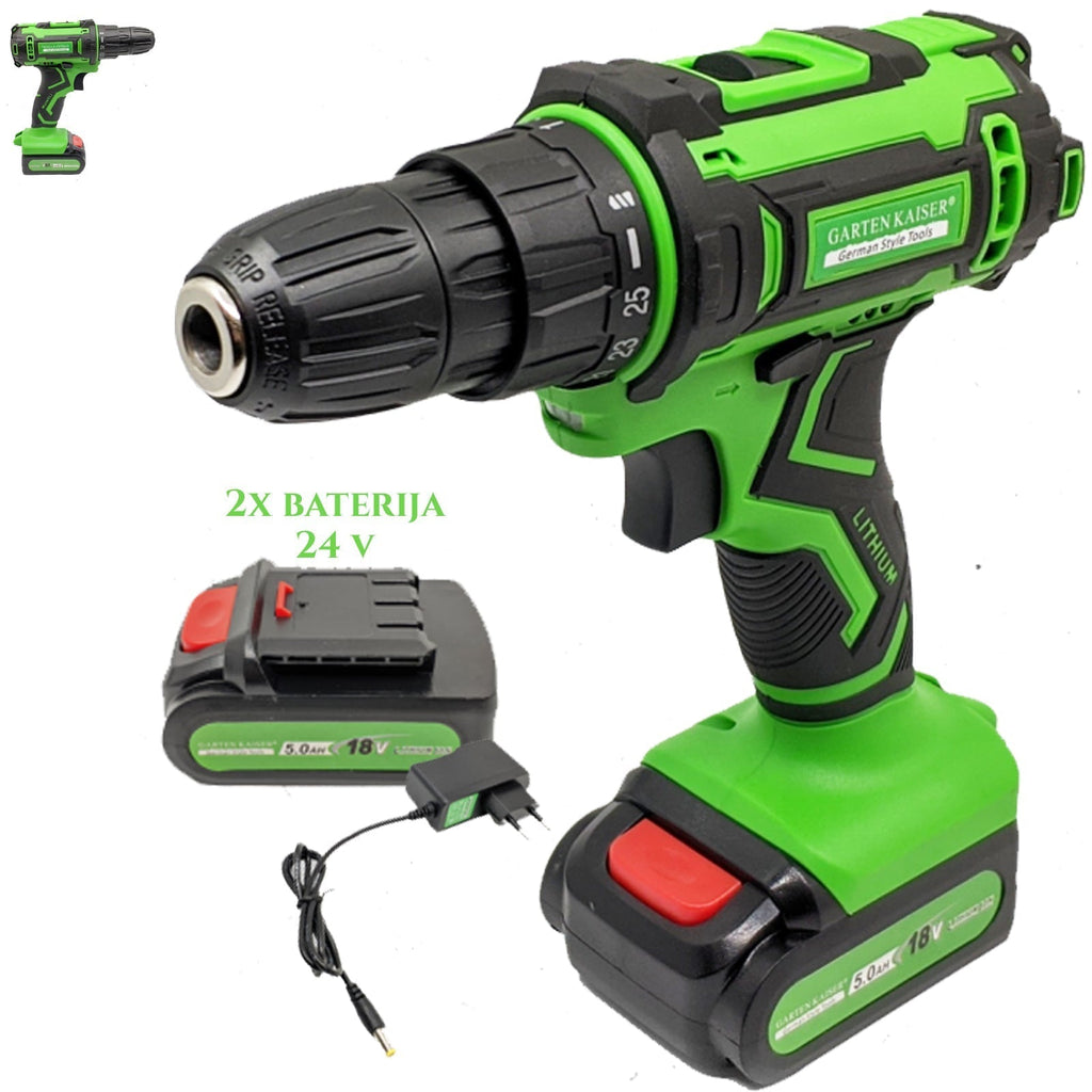 GK 18V AKKUS FÚRÓ-CSAVAROZÓ 2 AKKUMULÁTORRAL