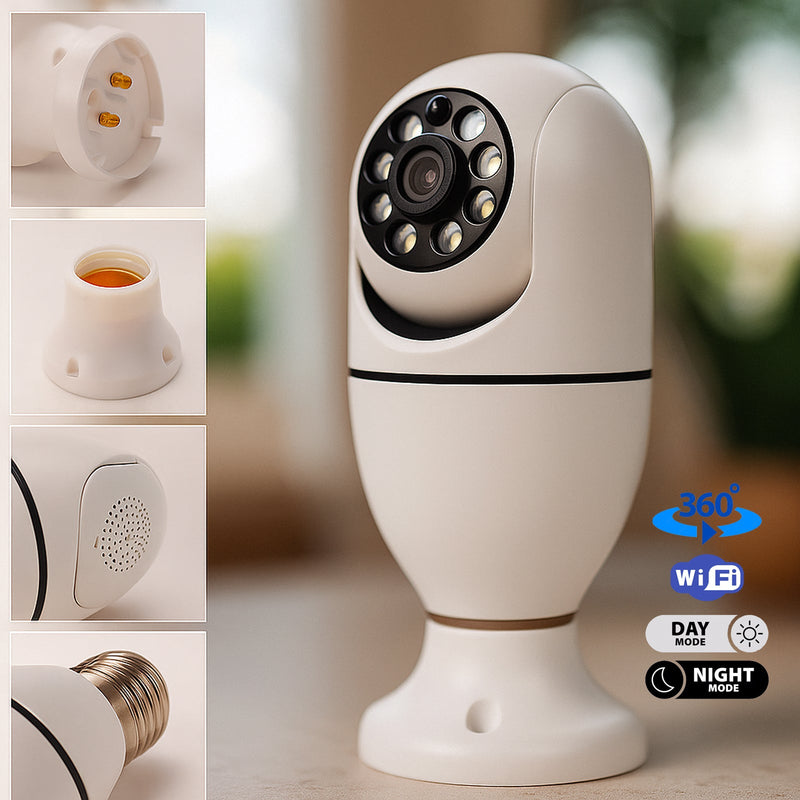wifi panoráma kamera e27 g206