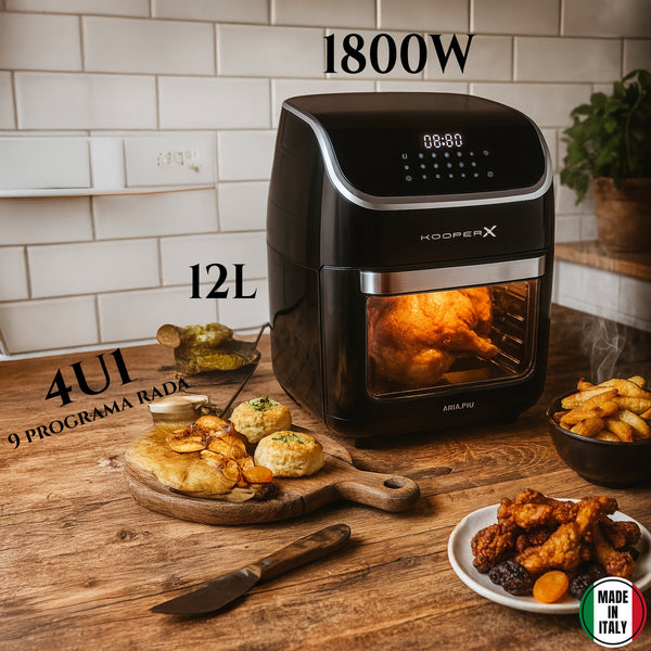 OLAJSÜTŐ kooperX 12L 1800W Olaszország