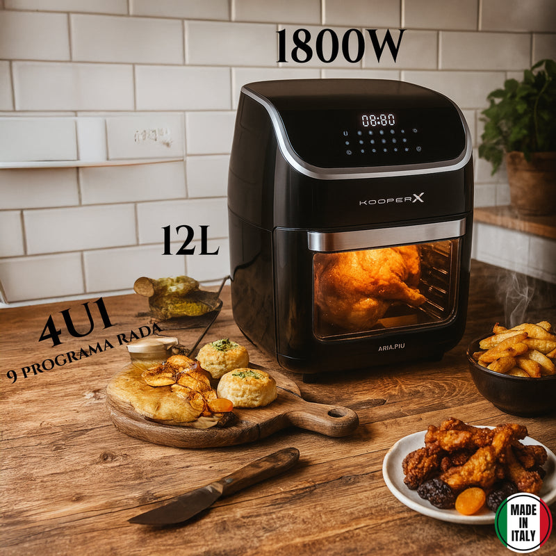 OLAJSÜTŐ kooperX 12L 1800W Olaszország