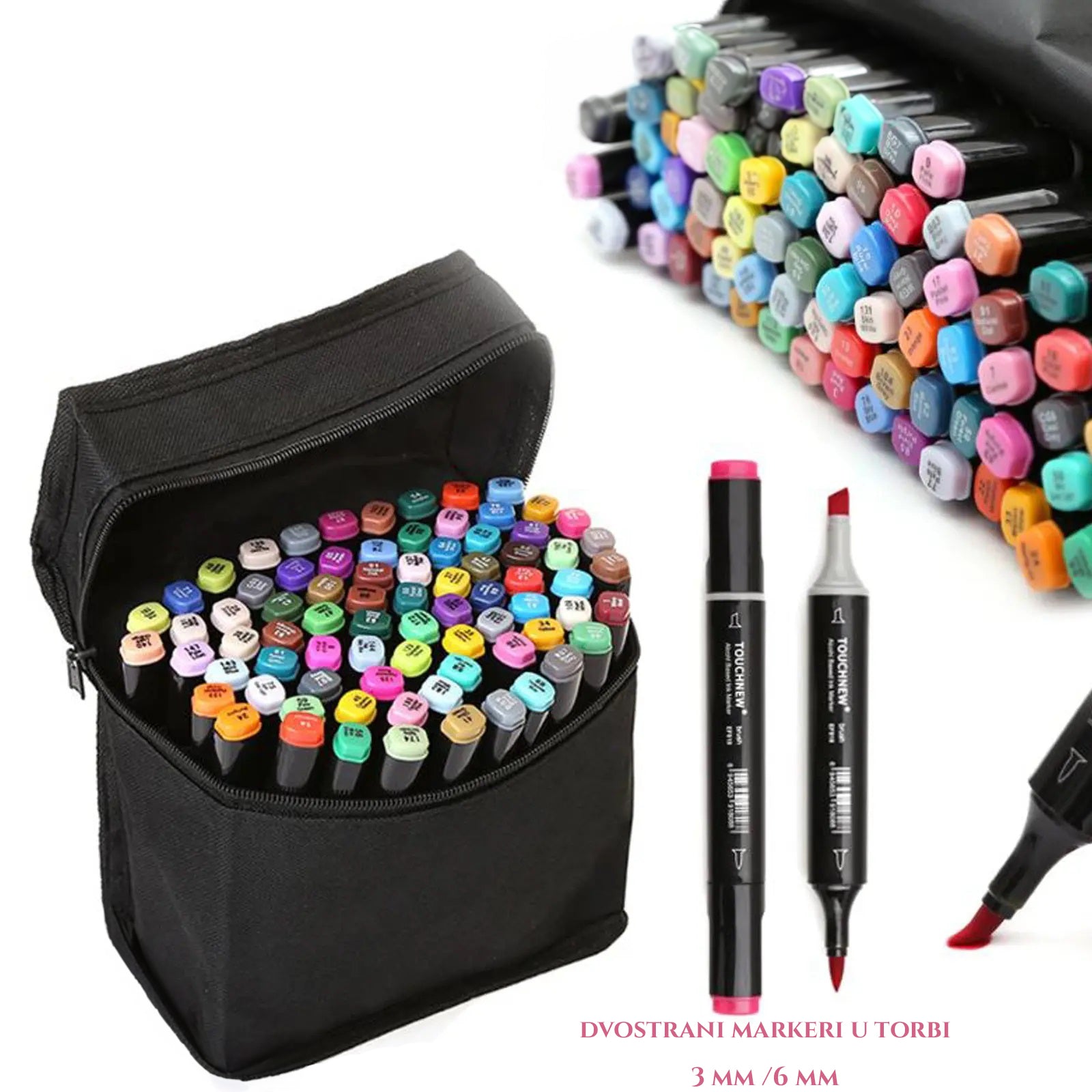 KÉTOLDALAS FILCTOLLOK ZACSKÓBAN 48 DB/80 DB/120 DB