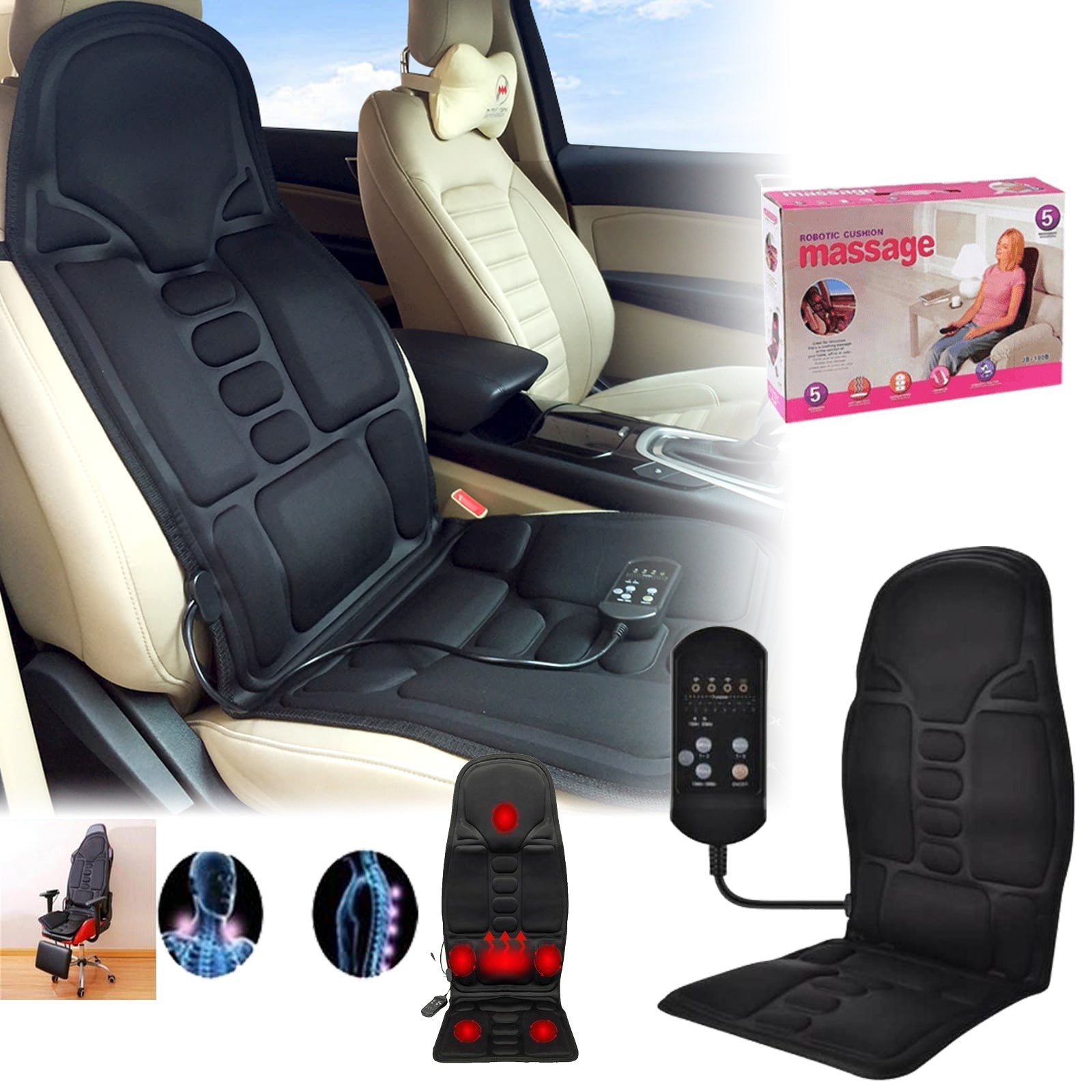 AUTÓS ÉS FOTELES MASSZÍROZÓ