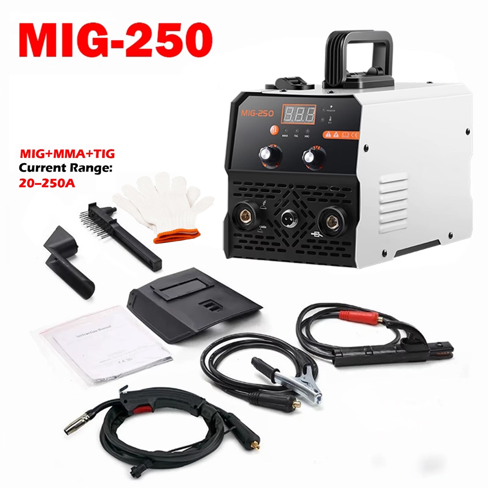 MIG-250 Professzionális hegesztőgép 3 az 1-ben