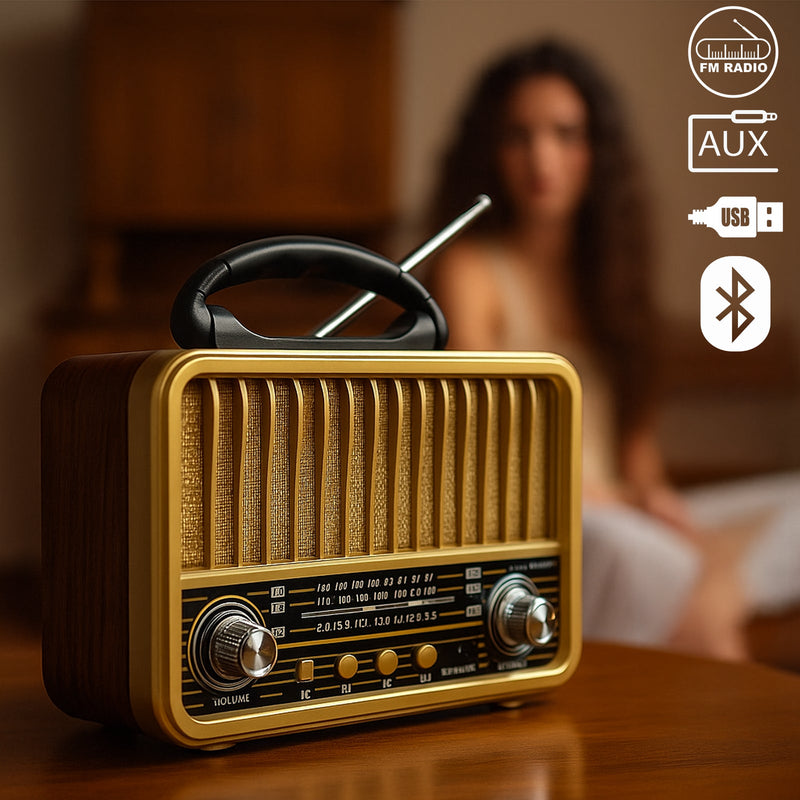 Retro Bluetooth rádió NA295