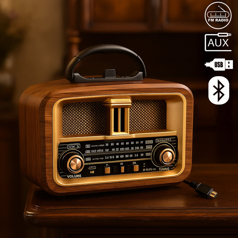 Retro Bluetooth rádió NA297