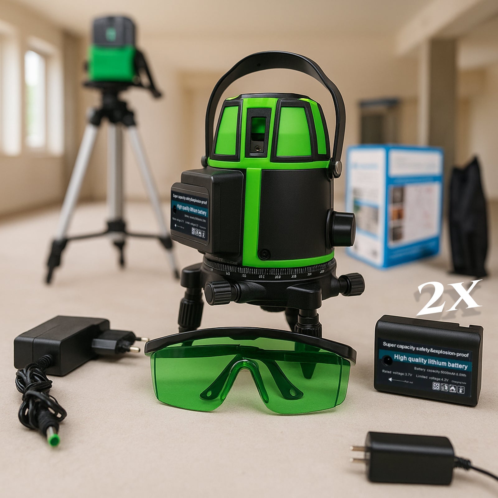 Forgólézeres szintező