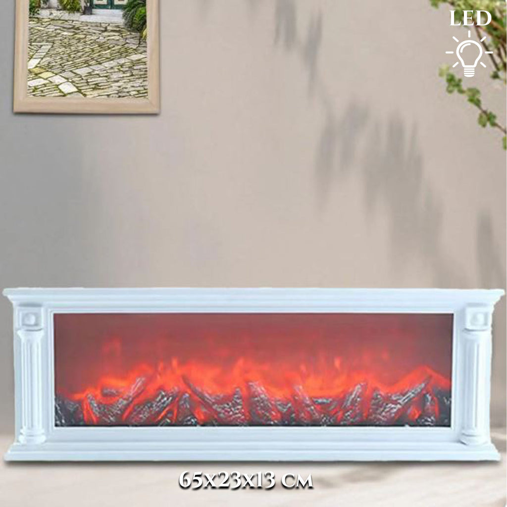 Szuper díszes kandalló LED-es világítással M710