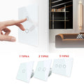 ÉRINTŐKAPCSOLÓK FEHÉR, WIFI EGYSZERES, KETTŐS, HÁRMAS
