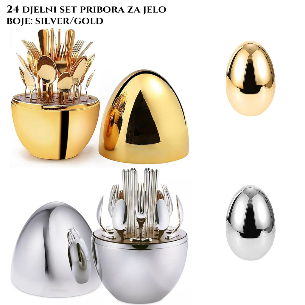 24 darabos segédeszköz készlet Egg