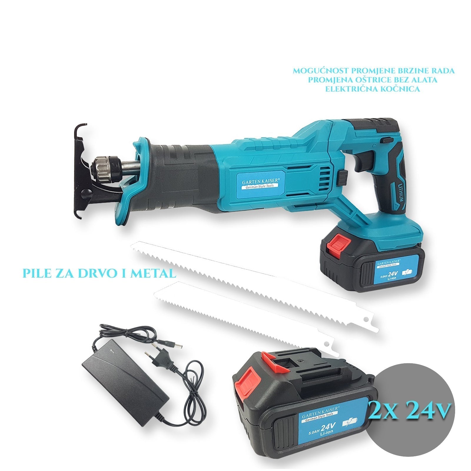 AKKUS FŰRÉSZ 24 V X2 AKKUMULÁTOROK