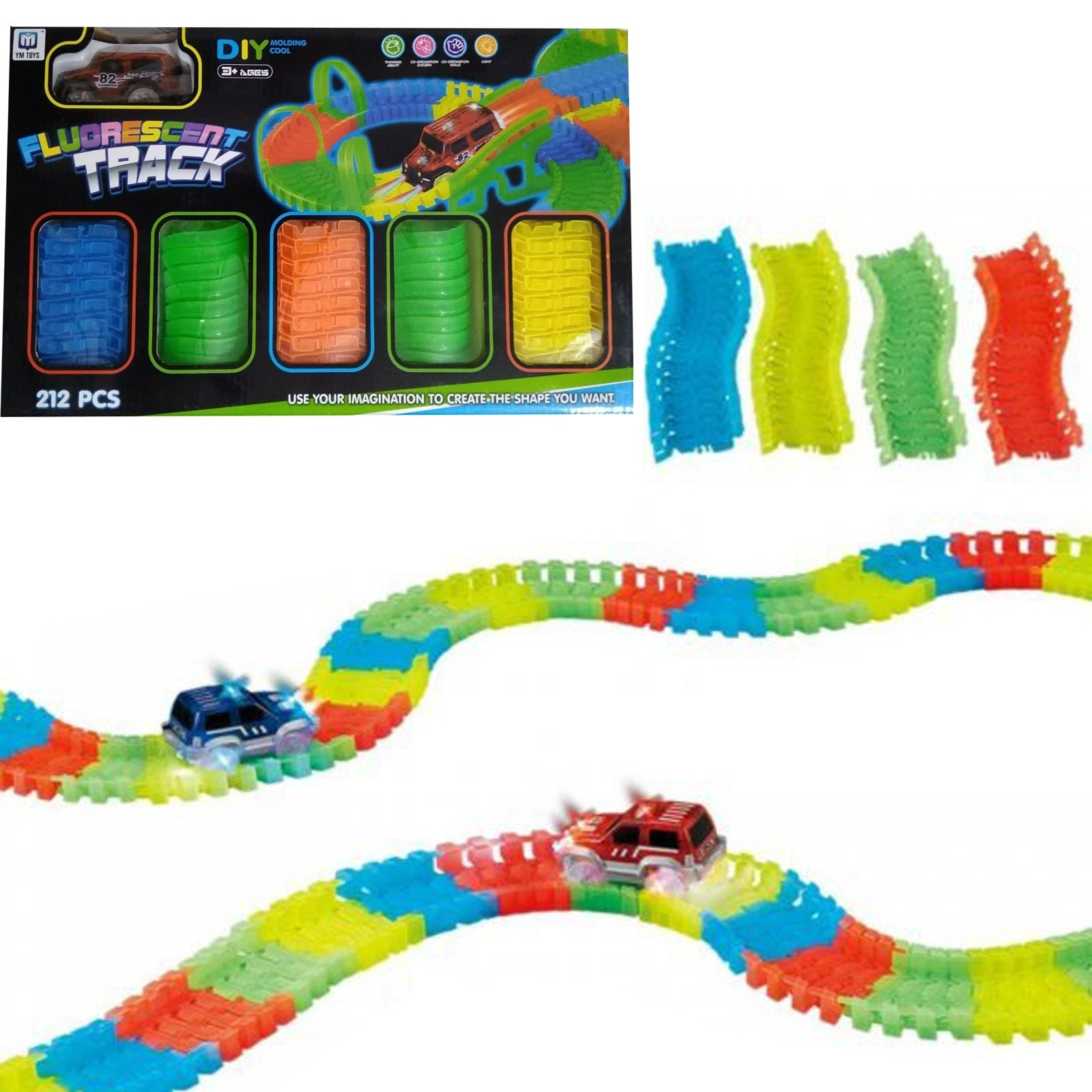 Magic Neon versenypálya – 212 darab