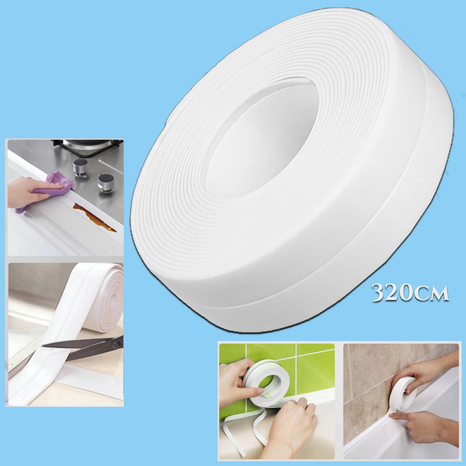 3 db öntapadós, vízálló tömítőszalag