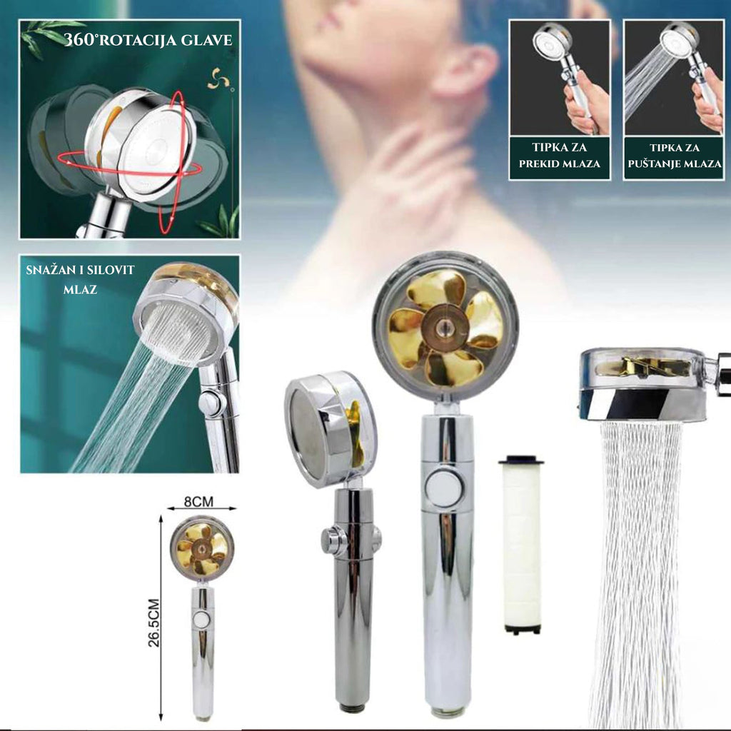 TURBÓERŐS ZUHANYFEJ