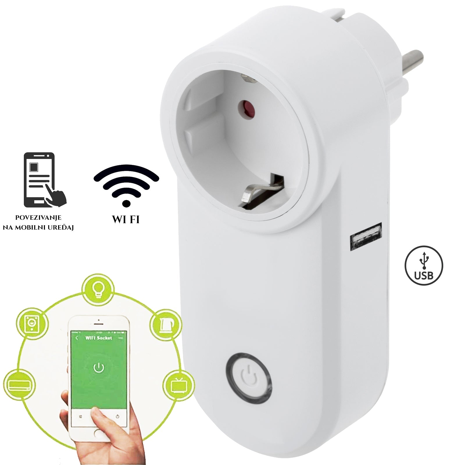 OKOS ALJZAT USB-CSATLAKOZÓVAL