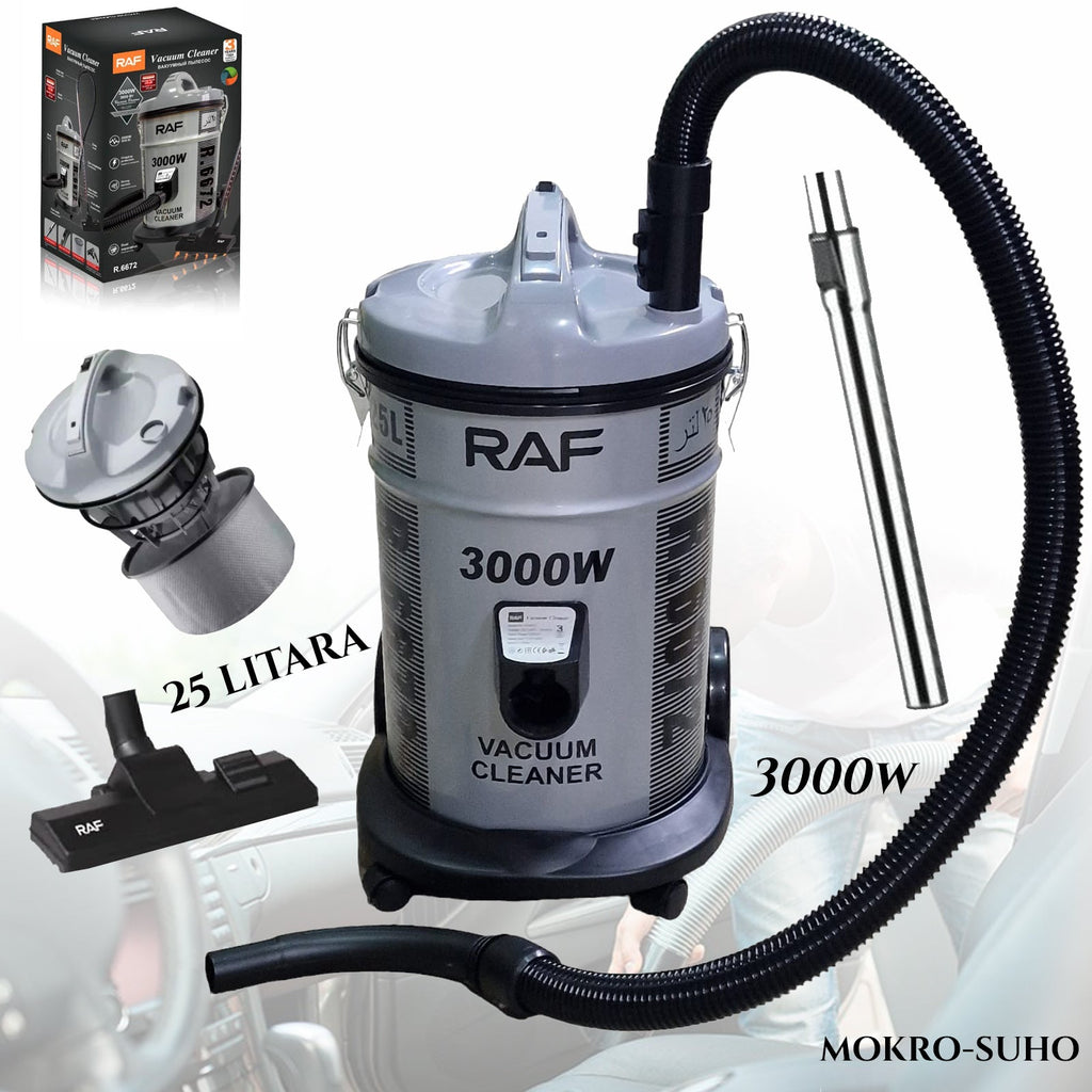 NEDVES-SZÁRAZ / IPARI PORSZÍVÓ 3000W/25L