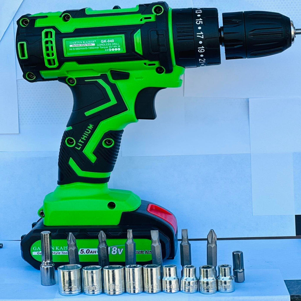 GK 18V AKKUS FÚRÓ-CSAVAROZÓ 2 AKKUMULÁTORRAL