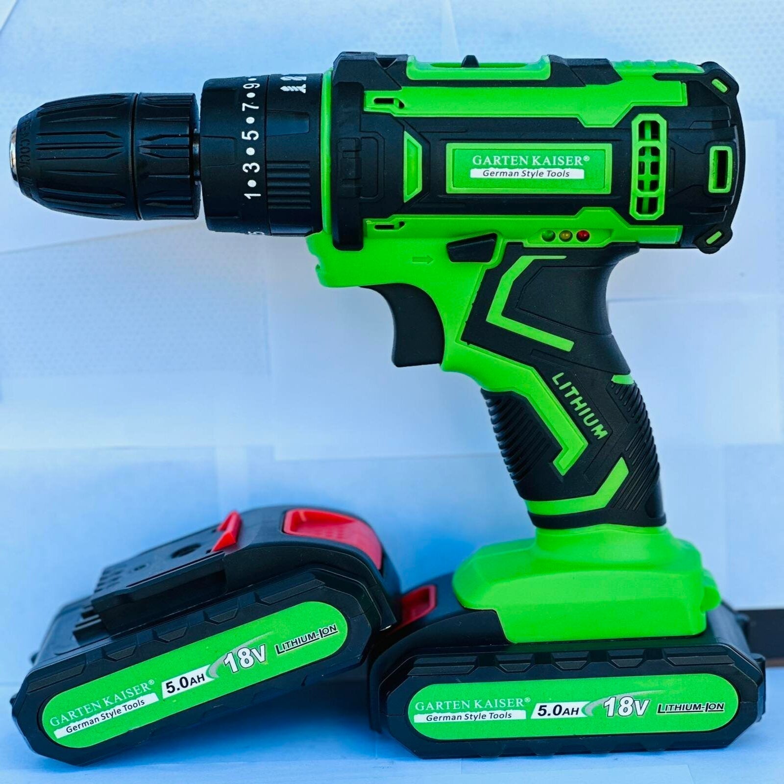 GK 18V AKKUS FÚRÓ-CSAVAROZÓ 2 AKKUMULÁTORRAL