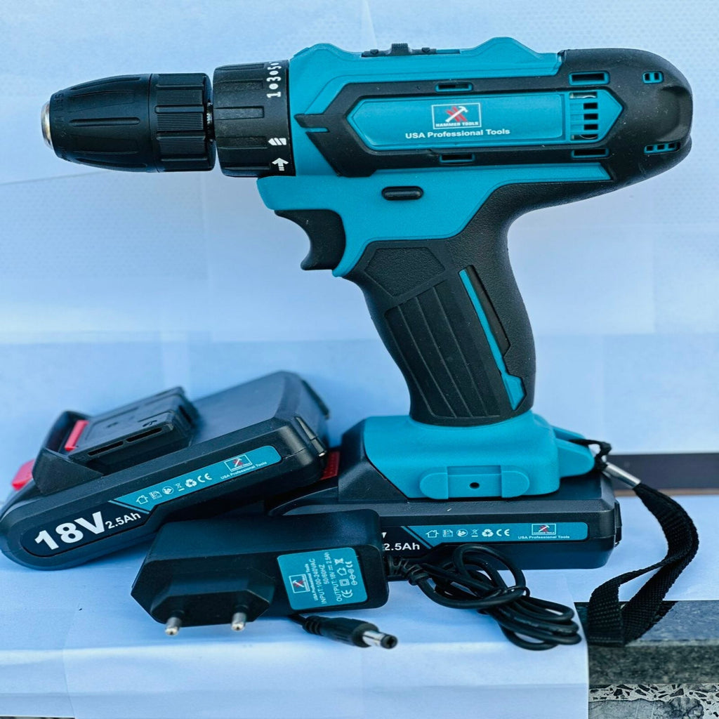 KALAPÁCS SZERSZÁMOK 18 V-OS AKKUS FÚRÓ-VÉGZŐ 2 AKKUMULÁTORRAL