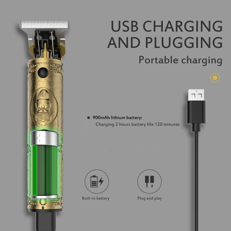 ÚJRA TÖLTHETŐ VEZETÉK NÉLKÜLI SZAKÁLLNYÍRÓ